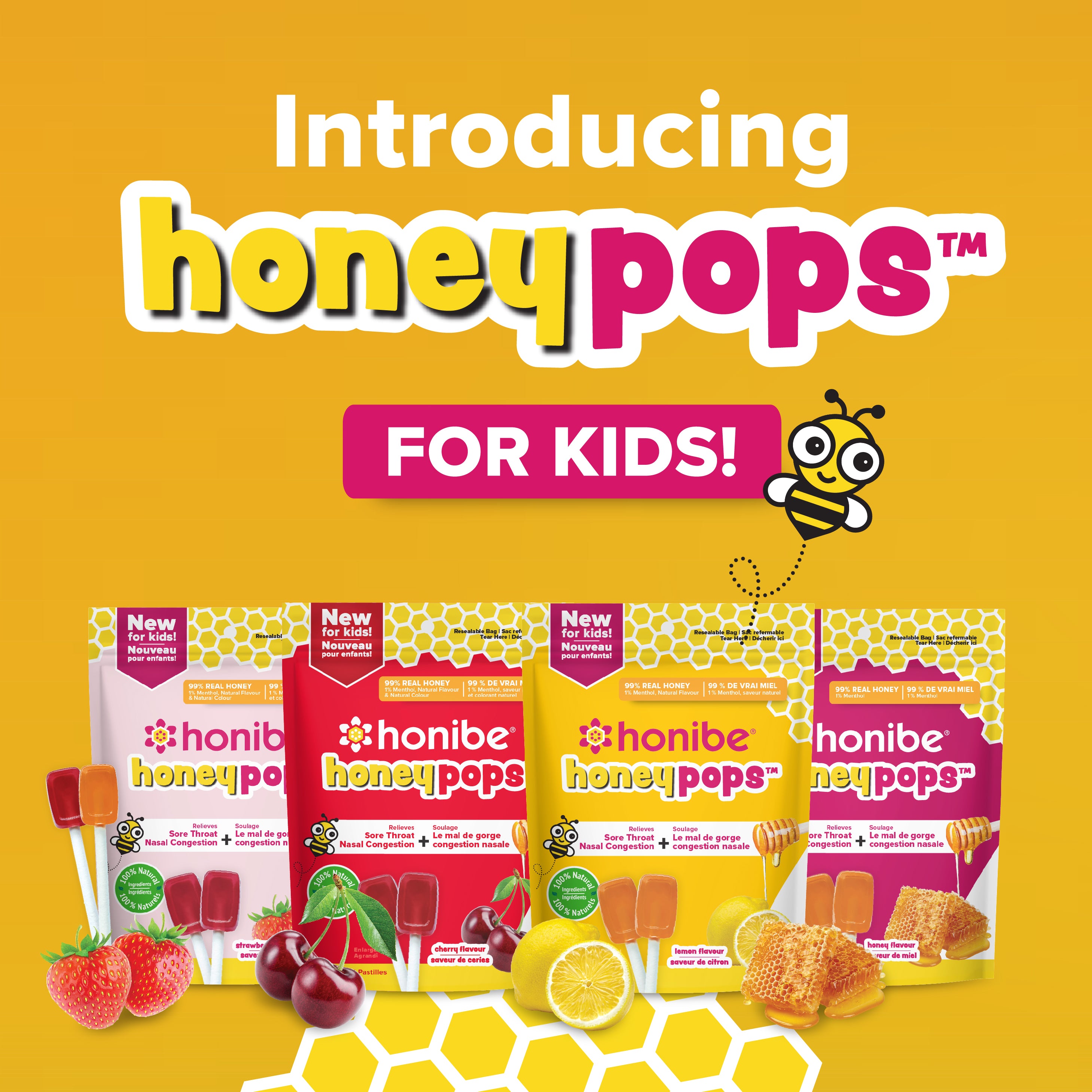 Introducing Honibe HoneyPops™!
