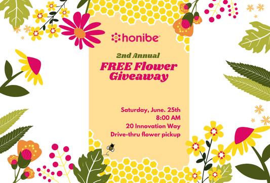Honibe® hosts 2nd annual FREE flower giveaway in Charlottetown, PEI on Saturday June 25th, 2022!