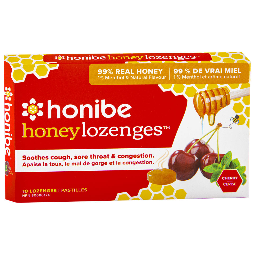 Cherry Honey Lozenges for Sore Throat | Honibe